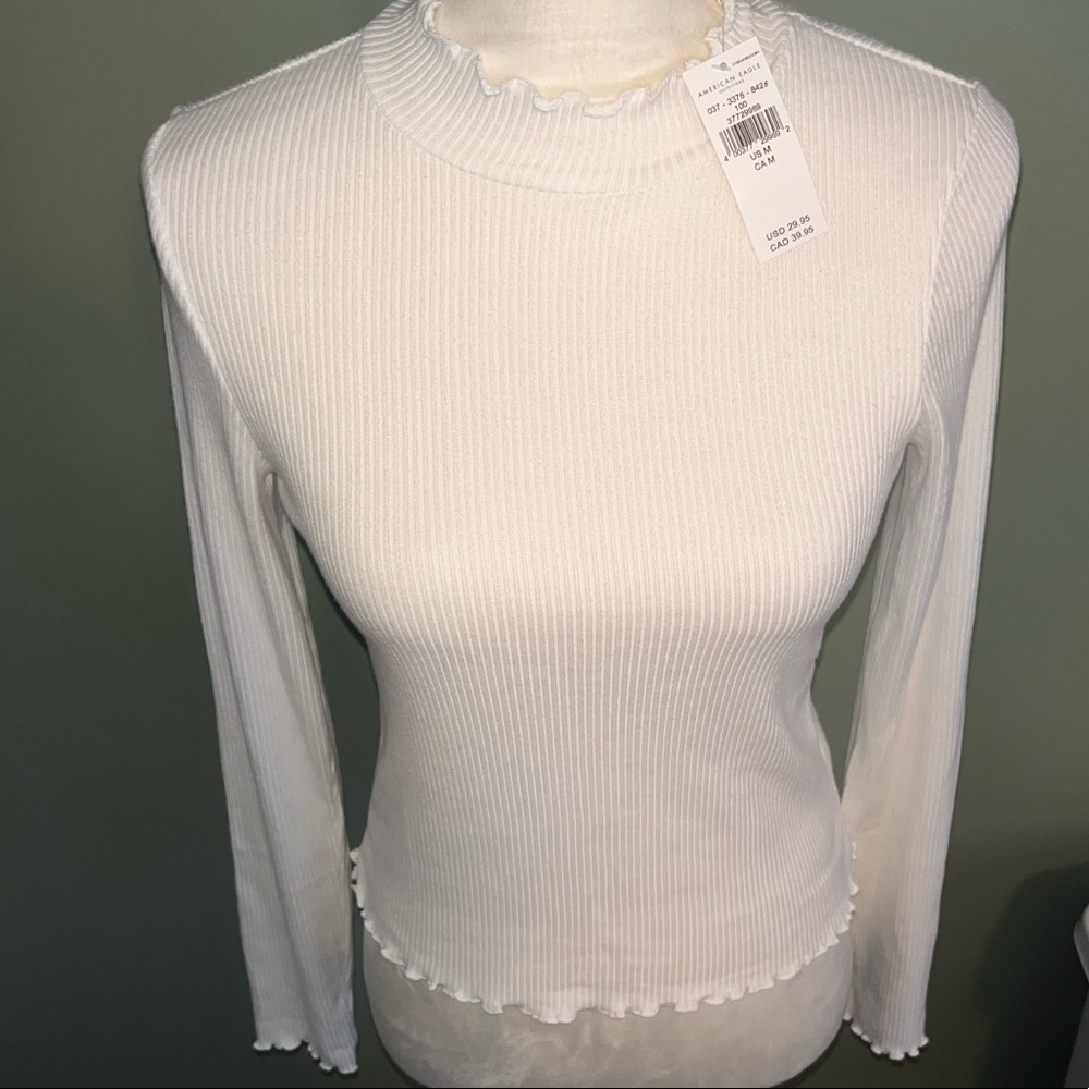 White long sleeve size medium American Eagle